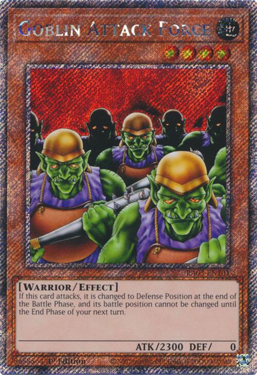 Goblin Attack Force (Platinum Secret Rare) [RA03-EN101] Platinum Secret Rare Yu-Gi-Oh!