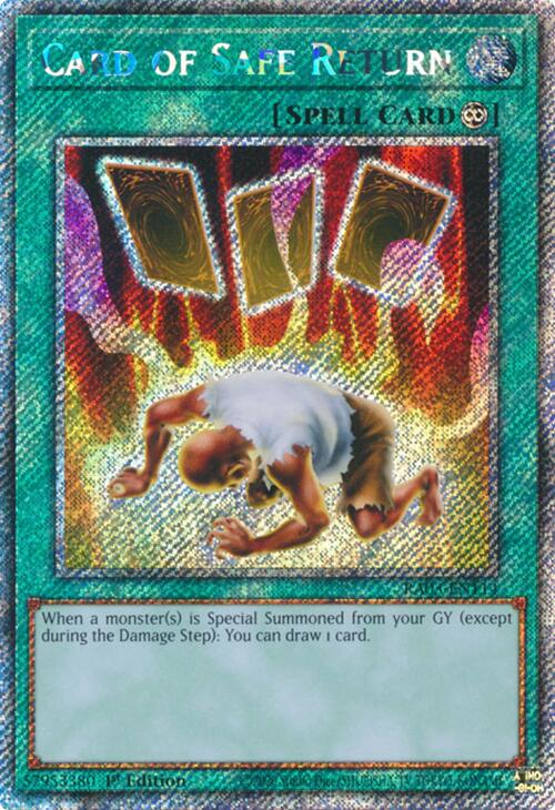 Card of Safe Return (Platinum Secret Rare) [RA03-EN114] Platinum Secret Rare Yu-Gi-Oh!