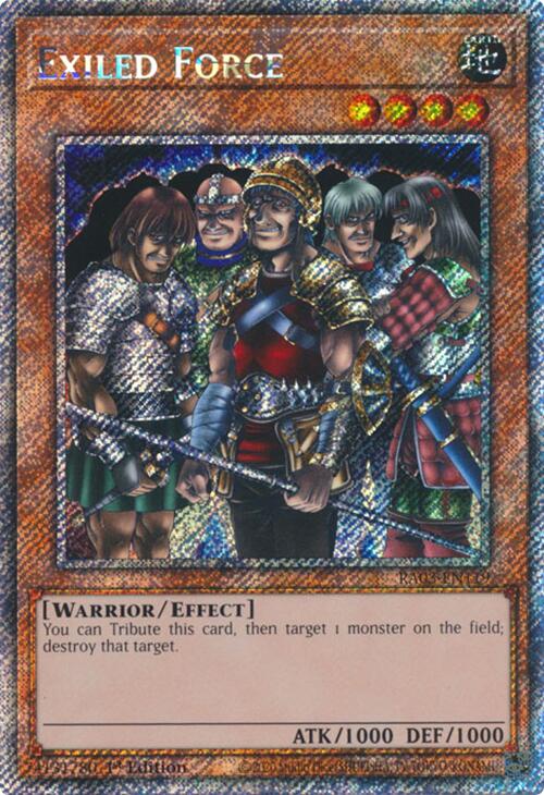 Exiled Force (Platinum Secret Rare) [RA03-EN119] Platinum Secret Rare Yu-Gi-Oh!
