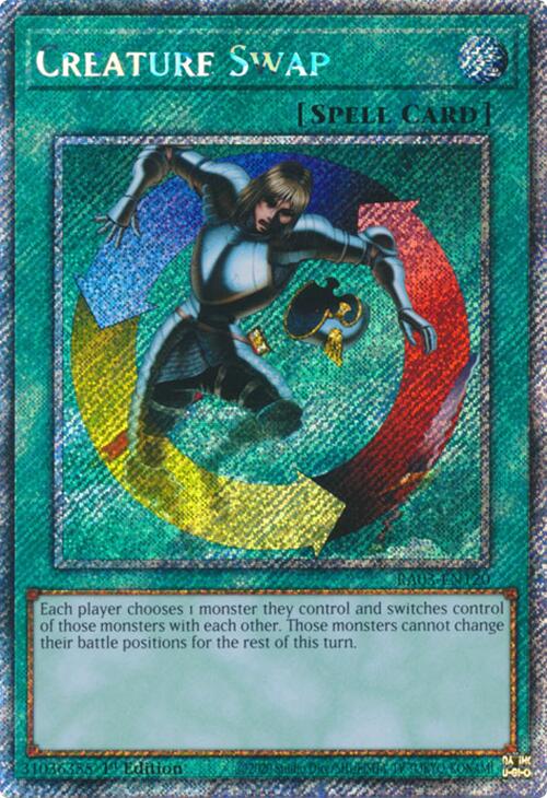 Creature Swap (Platinum Secret Rare) [RA03-EN120] Platinum Secret Rare Yu-Gi-Oh!