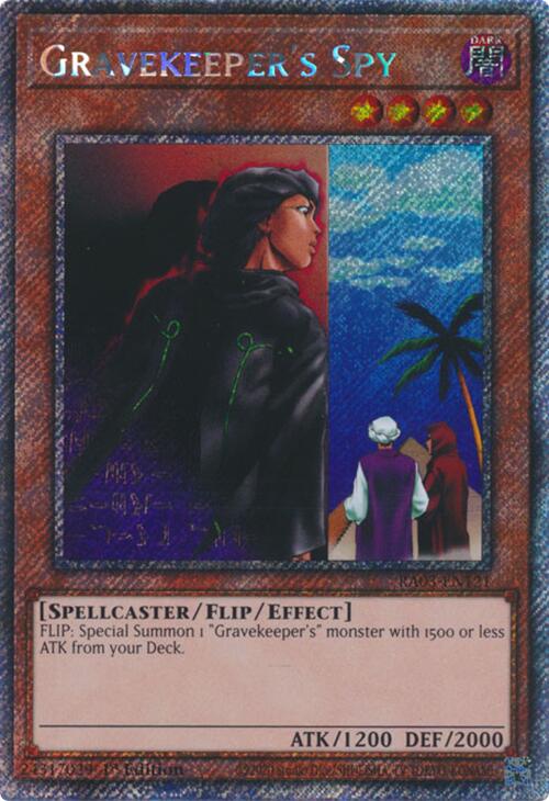 Gravekeeper's Spy (Platinum Secret Rare) [RA03-EN121] Platinum Secret Rare Yu-Gi-Oh!