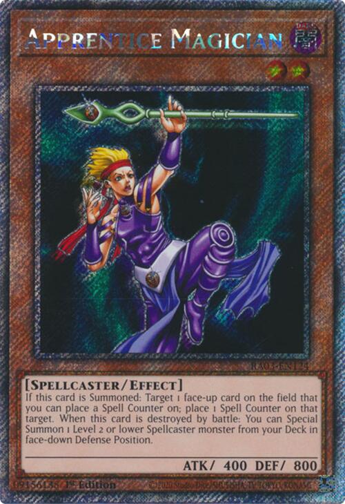 Apprentice Magician (Platinum Secret Rare) [RA03-EN124] Platinum Secret Rare Yu-Gi-Oh!