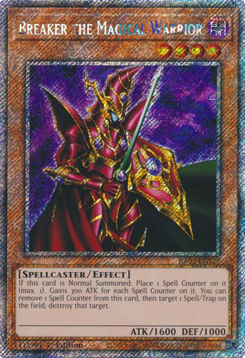 Breaker the Magical Warrior (Platinum Secret Rare) [RA03-EN125] Platinum Secret Rare Yu-Gi-Oh!