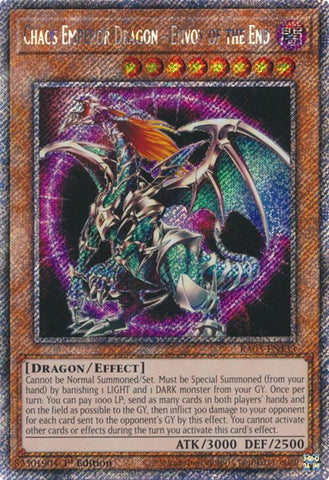 Chaos Emperor Dragon - Envoy of the End (Platinum Secret Rare) [RA03-EN133] Platinum Secret Rare Yu-Gi-Oh!