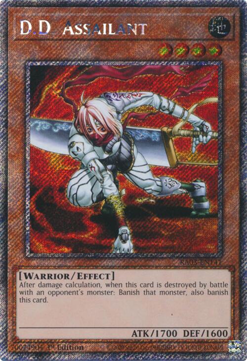 D.D. Assailant (Platinum Secret Rare) [RA03-EN141] Platinum Secret Rare Yu-Gi-Oh!