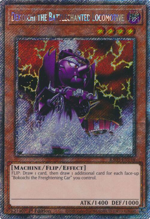 Dekoichi the Battlechanted Locomotive (Platinum Secret Rare) [RA03-EN144] Platinum Secret Rare Yu-Gi-Oh!