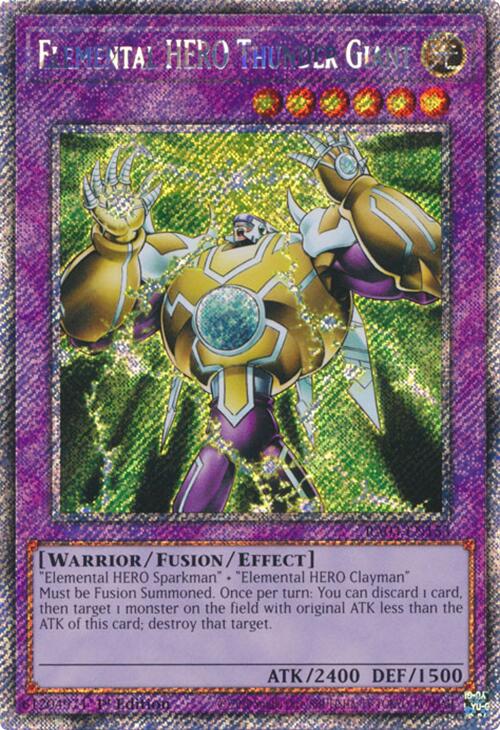 Elemental HERO Thunder Giant (Platinum Secret Rare) [RA03-EN153] Platinum Secret Rare Yu-Gi-Oh!