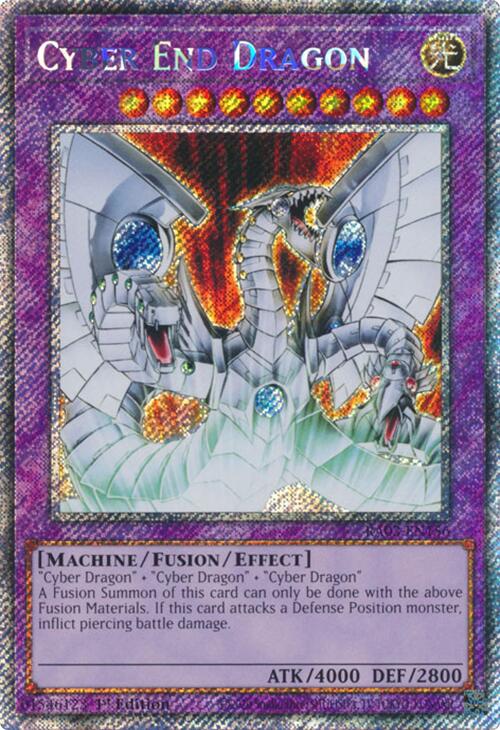 Cyber End Dragon (Platinum Secret Rare) [RA03-EN156] Platinum Secret Rare Yu-Gi-Oh!