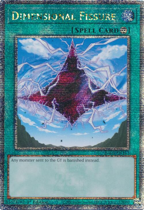 Dimensional Fissure (Quarter Century Secret Rare) [RA03-EN163] Quarter Century Secret Rare Yu-Gi-Oh!