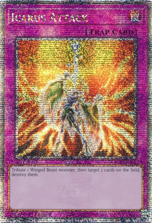 Icarus Attack (Quarter Century Secret Rare) [RA03-EN165] Quarter Century Secret Rare Yu-Gi-Oh!