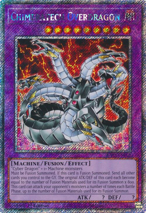 Chimeratech Overdragon (Platinum Secret Rare) [RA03-EN166] Platinum Secret Rare Yu-Gi-Oh!