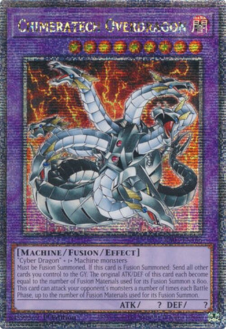 Chimeratech Overdragon (Quarter Century Secret Rare) [RA03-EN166] Quarter Century Secret Rare Yu-Gi-Oh!