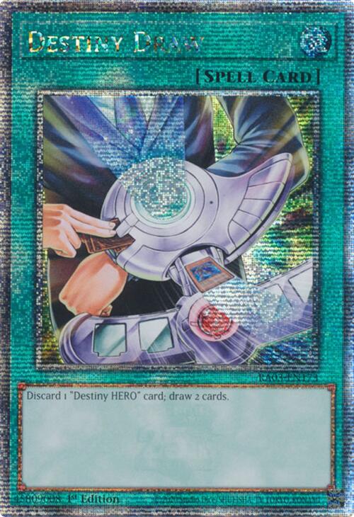 Destiny Draw (Quarter Century Secret Rare) [RA03-EN173] Quarter Century Secret Rare Yu-Gi-Oh!