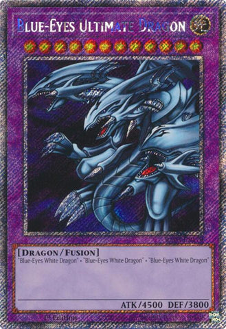 Blue-Eyes Ultimate Dragon (Platinum Secret Rare) [RA03-EN178] Platinum Secret Rare Yu-Gi-Oh!