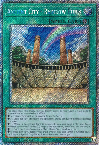 Ancient City - Rainbow Ruins (Platinum Secret Rare) [RA03-EN181] Platinum Secret Rare Yu-Gi-Oh!
