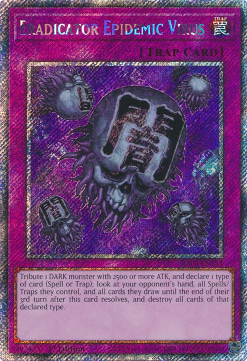 Eradicator Epidemic Virus (Platinum Secret Rare) [RA03-EN183] Platinum Secret Rare Yu-Gi-Oh!