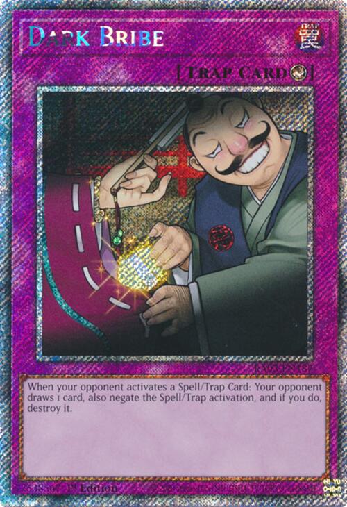 Dark Bribe (Platinum Secret Rare) [RA03-EN187] Platinum Secret Rare Yu-Gi-Oh!