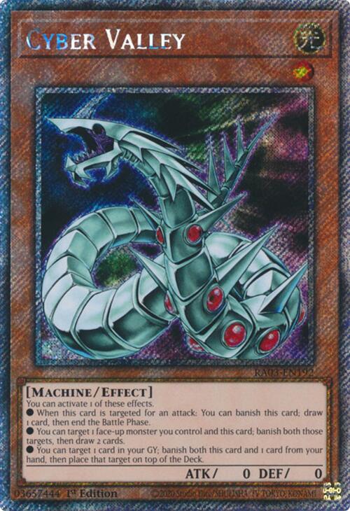 Cyber Valley (Platinum Secret Rare) [RA03-EN192] Platinum Secret Rare Yu-Gi-Oh!