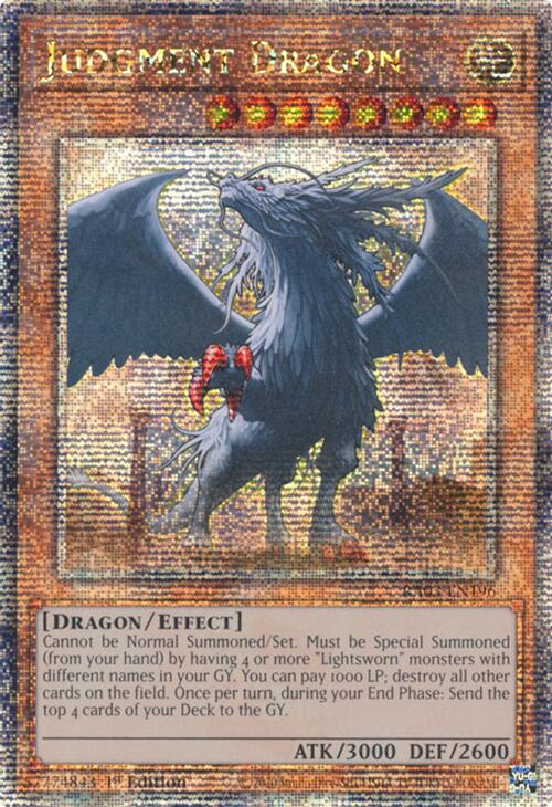 Judgment Dragon (Quarter Century Secret Rare) [RA03-EN196] Quarter Century Secret Rare Yu-Gi-Oh!