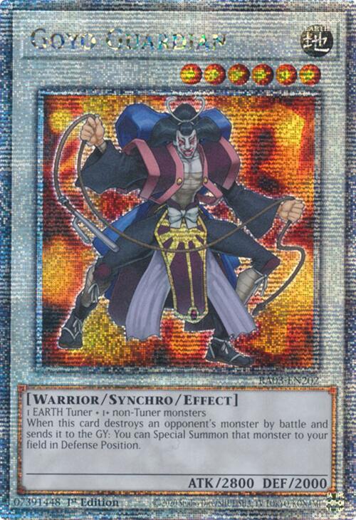 Goyo Guardian (Quarter Century Secret Rare) [RA03-EN202] Quarter Century Secret Rare Yu-Gi-Oh!