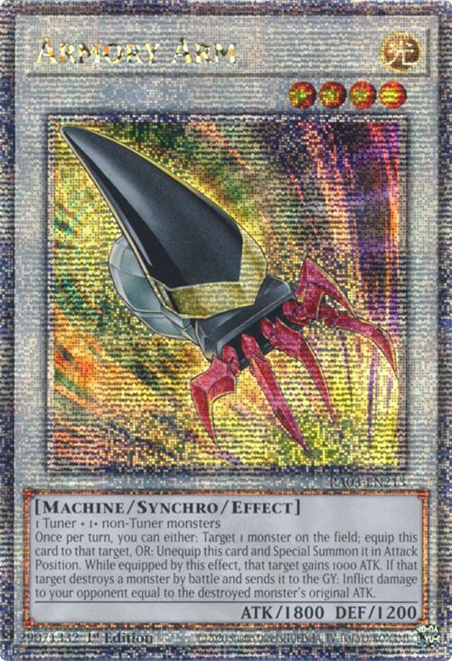 Armory Arm (Quarter Century Secret Rare) [RA03-EN213] Quarter Century Secret Rare Yu-Gi-Oh!
