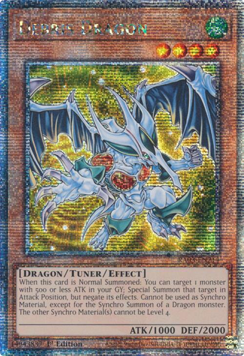 Debris Dragon (Quarter Century Secret Rare) [RA03-EN214] Quarter Century Secret Rare Yu-Gi-Oh!
