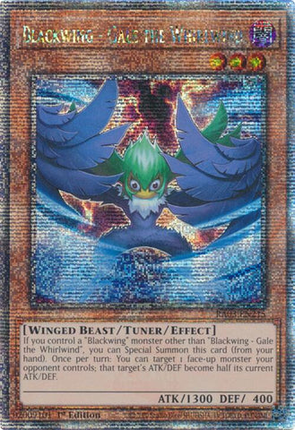 Blackwing - Gale the Whirlwind (Quarter Century Secret Rare) [RA03-EN215] Quarter Century Secret Rare Yu-Gi-Oh!