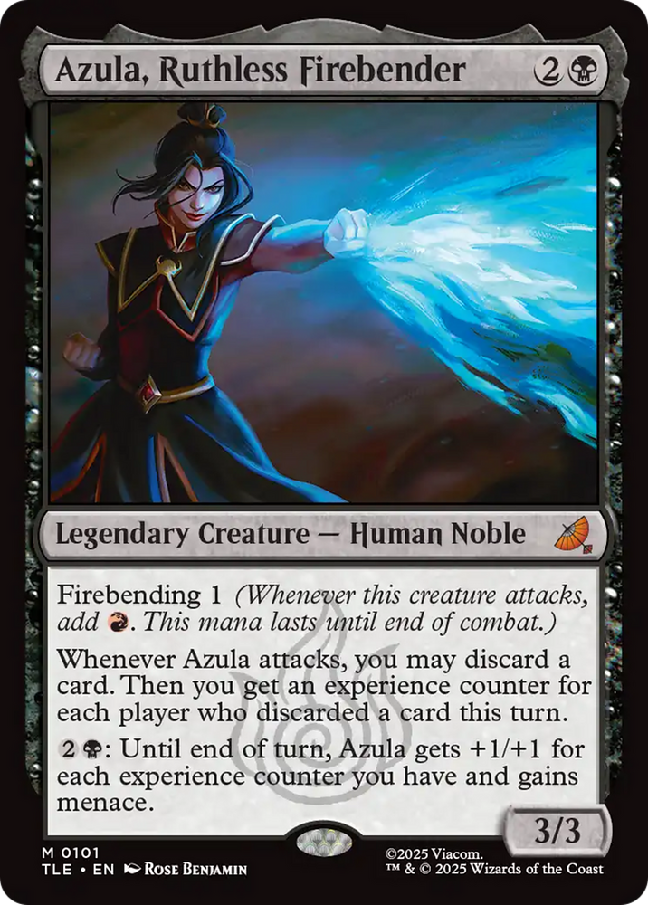 Azula, Ruthless Firebender [Avatar: The Last Airbender: Eternal-Legal] Magic: The Gathering
