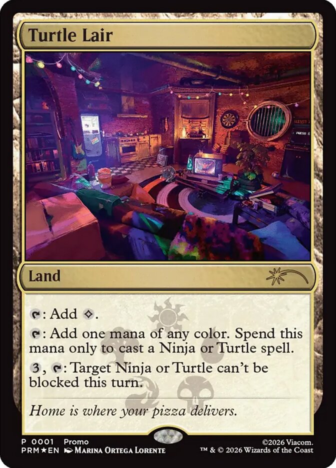 Turtle Lair (Costco Bundle) [Media Promos] Magic: The Gathering