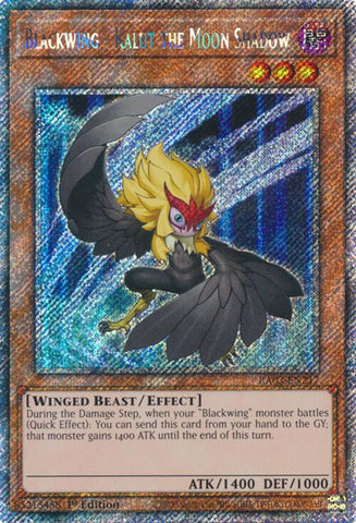Blackwing - Kalut the Moon Shadow (Platinum Secret Rare) [RA03-EN217] Platinum Secret Rare Yu-Gi-Oh!