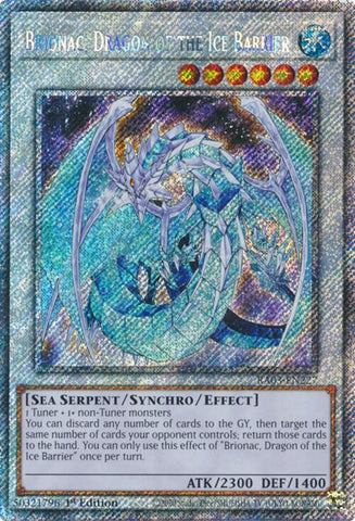 Brionac, Dragon of the Ice Barrier (Platinum Secret Rare) [RA03-EN227] Platinum Secret Rare Yu-Gi-Oh!