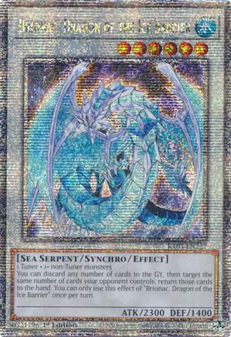 Brionac, Dragon of the Ice Barrier (Quarter Century Secret Rare) [RA03-EN227] Quarter Century Secret Rare Yu-Gi-Oh!