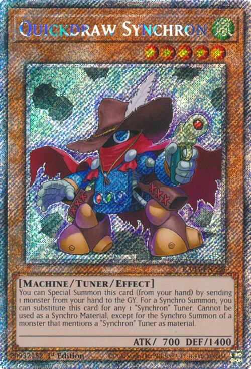 Quickdraw Synchron (Platinum Secret Rare) [RA03-EN228] Platinum Secret Rare Yu-Gi-Oh!