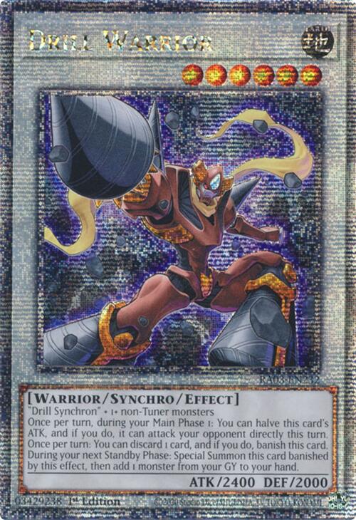 Drill Warrior (Quarter Century Secret Rare) [RA03-EN232] Quarter Century Secret Rare Yu-Gi-Oh!