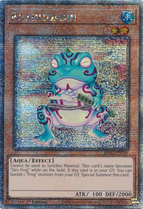 Ronintoadin (Quarter Century Secret Rare) [RA03-EN236] Quarter Century Secret Rare Yu-Gi-Oh!