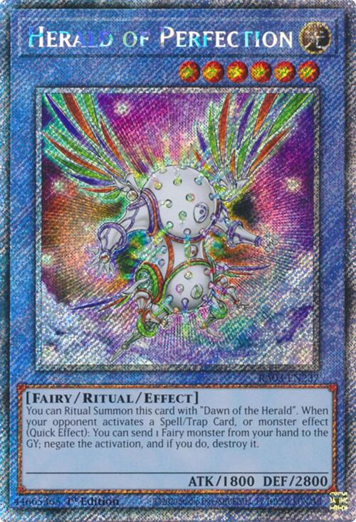 Herald of Perfection (Platinum Secret Rare) [RA03-EN237] Platinum Secret Rare Yu-Gi-Oh!
