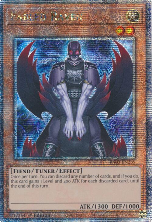 Fabled Raven (Quarter Century Secret Rare) [RA03-EN239] Quarter Century Secret Rare Yu-Gi-Oh!