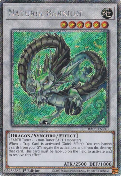 Naturia Barkion (Platinum Secret Rare) [RA03-EN243] Platinum Secret Rare Yu-Gi-Oh!
