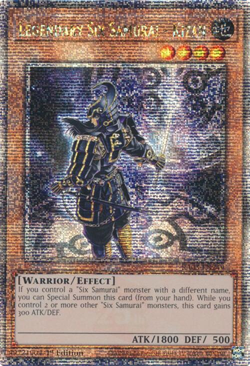 Legendary Six Samurai - Kizan (Quarter Century Secret Rare) [RA03-EN249] Quarter Century Secret Rare Yu-Gi-Oh!