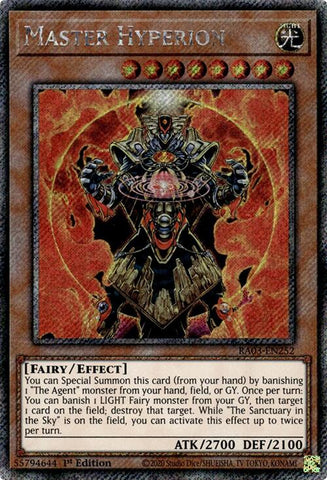 Master Hyperion (Platinum Secret Rare) [RA03-EN252] Platinum Secret Rare Yu-Gi-Oh!