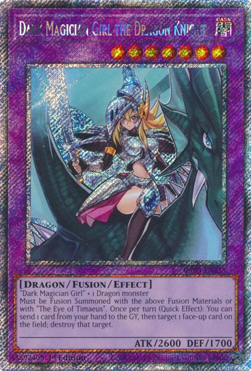 Dark Magician Girl the Dragon Knight (Platinum Secret Rare) [RA03-EN258] Platinum Secret Rare Yu-Gi-Oh!