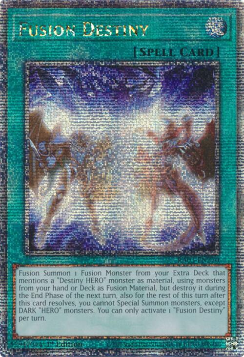 Fusion Destiny (Quarter Century Secret Rare) [RA03-EN270] Quarter Century Secret Rare Yu-Gi-Oh!