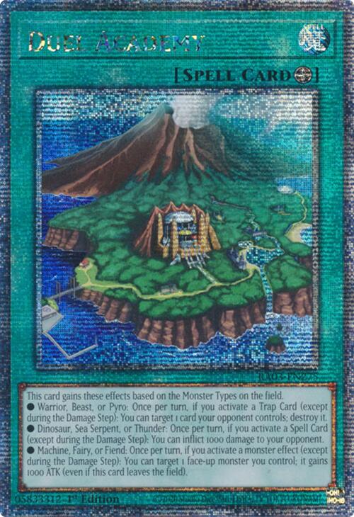 Duel Academy (card) (Quarter Century Secret Rare) [RA03-EN275] Quarter Century Secret Rare Yu-Gi-Oh!
