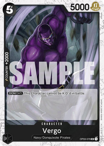 Vergo (Jolly Roger Foil) [Premium Booster -The Best-] Bandai
