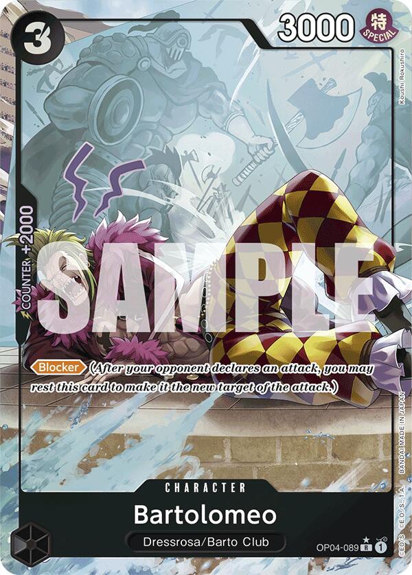 Bartolomeo (OP04-089) (Full Art) [Premium Booster -The Best-] Bandai