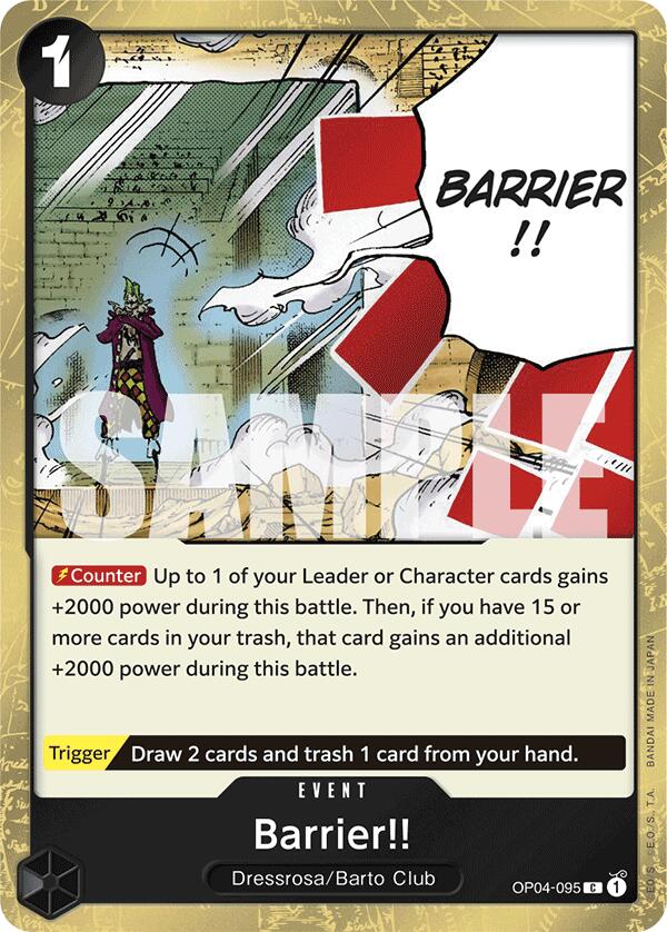 Barrier!! (Jolly Roger Foil) [Premium Booster -The Best-] Bandai