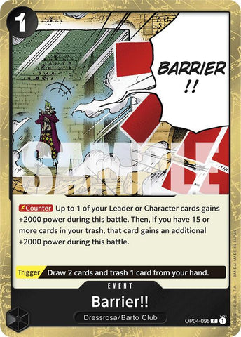Barrier!! (Jolly Roger Foil) [Premium Booster -The Best-] Bandai