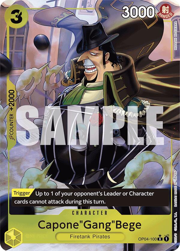 Capone"Gang"Bege (OP04-100) (Full Art) [Premium Booster -The Best-] Bandai