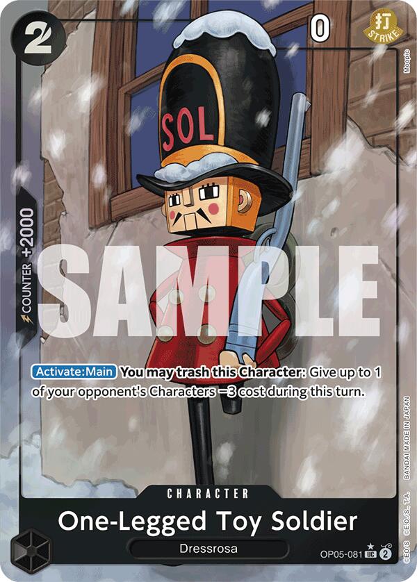 One-Legged Toy Soldier (Full Art) [Premium Booster -The Best-] Bandai