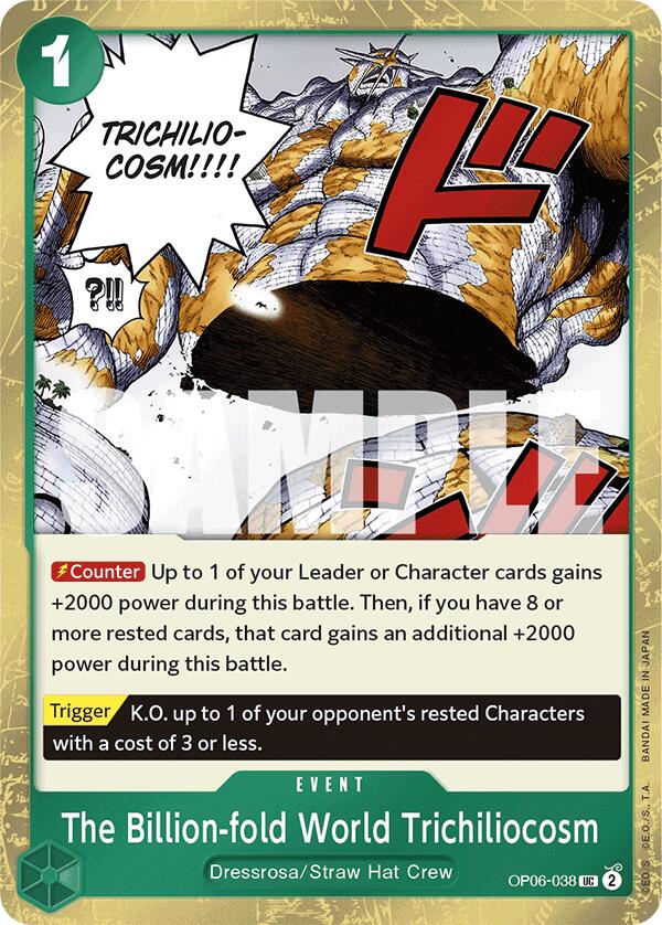 The Billion-fold World Trichiliocosm (Jolly Roger Foil) [Premium Booster -The Best-] Bandai